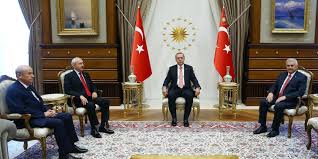 أردوغان يلتقي قادة المعارضة للتوافق على كيفية مكافحة الإرهاب