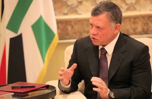 الملك الأردني يؤكد على حق الفلسطينيين بإقامة دولتهم