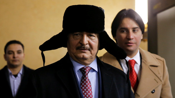 حفتر يزور موسكو ويلتقي وزيرَي الخارجية والدفاع