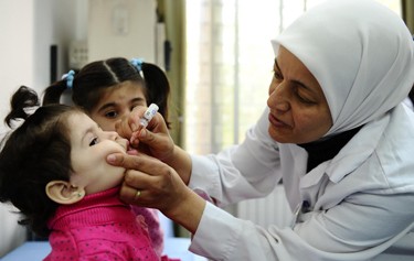انتهاء الجولة الأولى من حملة التطعيم ضد شلل الأطفال في القدس وبيت لحم