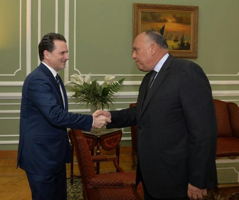 شكري يبحث مع المفوض العام للأونروا مستجدات الوضع الإنساني الفلسطيني