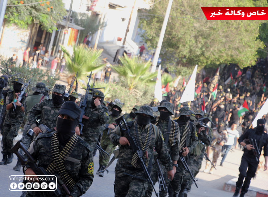 "سرايا القدس" تكشف عن صاروخ بعيد المدى خلال مسير عسكري بغزّة