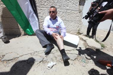 إصابة نقيب الصحافيين في اعتداء الاحتلال على مسيرة للصحافيين في بيت لحم