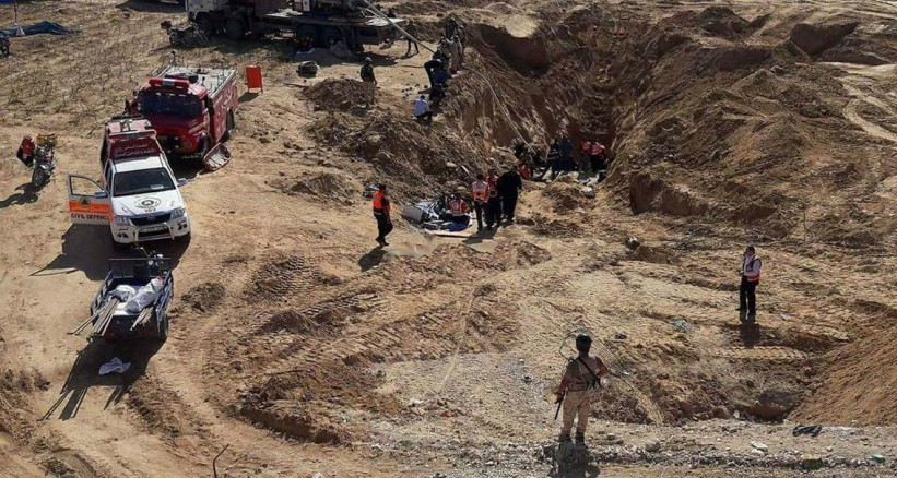 استئناف عملية البحث عن مفقودين في نفق سرايا القدس