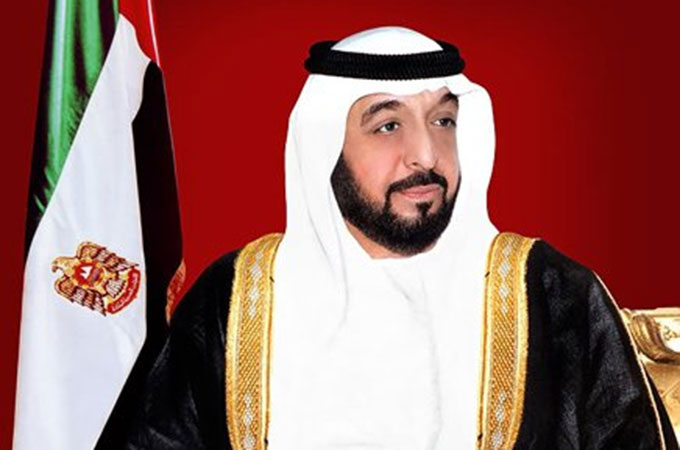 الرئيس يهنئ رئيس دولة الإمارات بيوم تأسيس الدولة