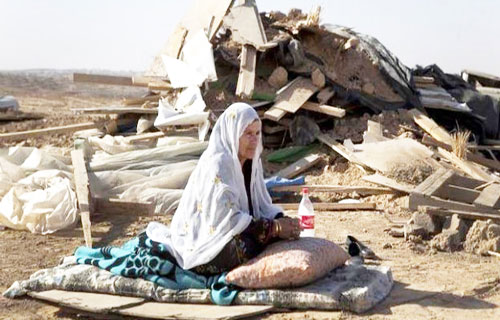 الفلسطيـني غـير قانــونــي إذا سكــن أرض أجــداده!