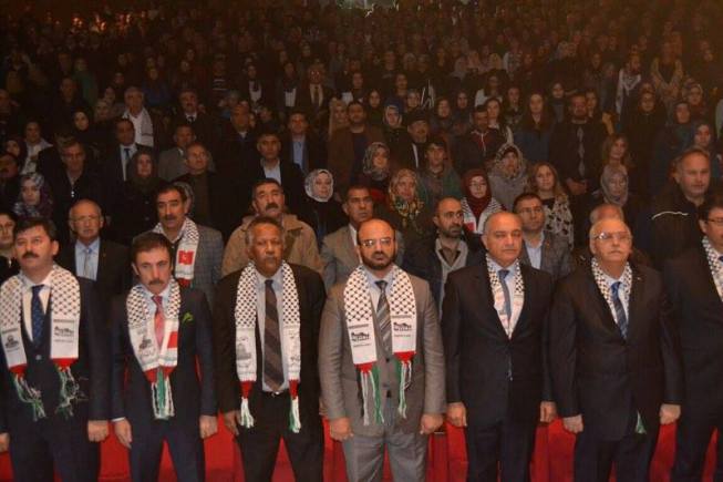مهرجان شعبي نصرةً لفلسطين والقدس في أنقرة