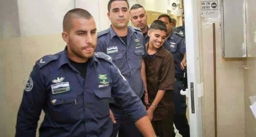 أصغر أسير داخل سجون الاحتلال ...