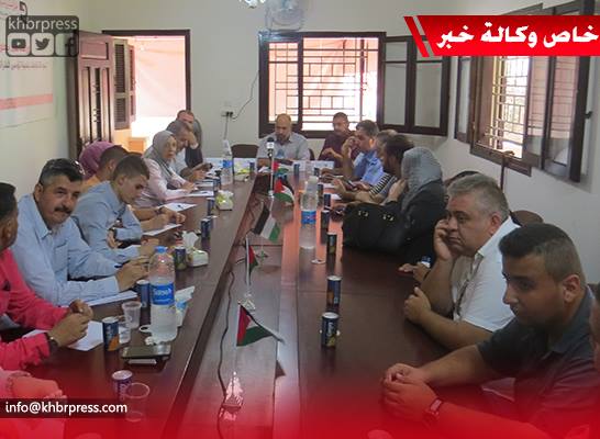 بالفيديو والصور: قادة فصائل ومحللون يعقدون ورشة سياسية لبحث ألية إجراء الانتخابات المحلية