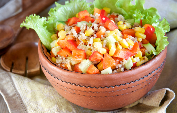 طبق تبولة الذرة الشهية