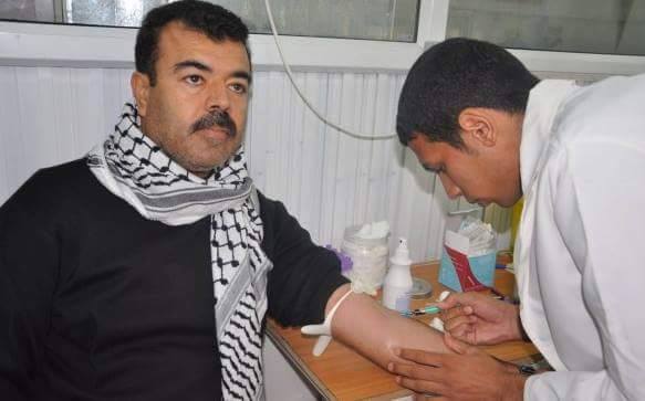 فتح الوسطى تنظم حملة تبرع بالدم تحت شعار على عهد الشهداء يا فتح