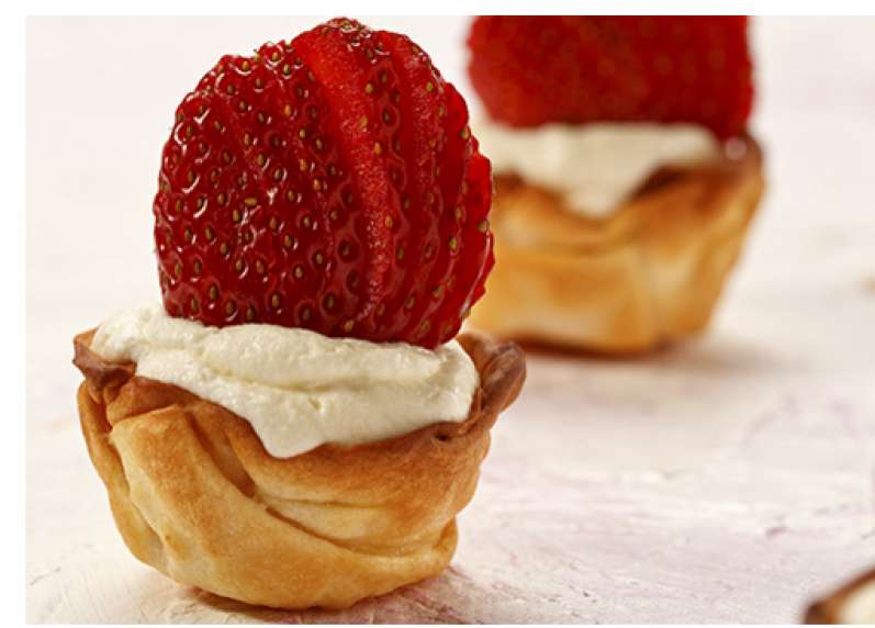 حلويات : قواقع الفراولة