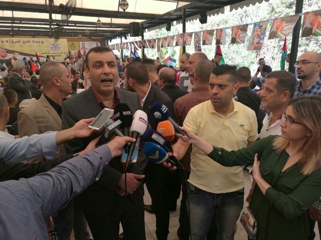 بالصور| اللينو: لن نسمح بإقصاء الفتحاويين الأصليين عن المؤتمر السابع لحركة "فتح"