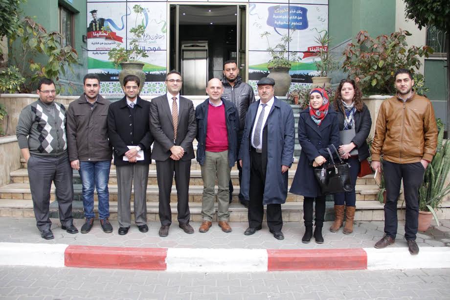 وفد من الوكالة البلجيكية للتنمية يطلع على الكلية الجامعية