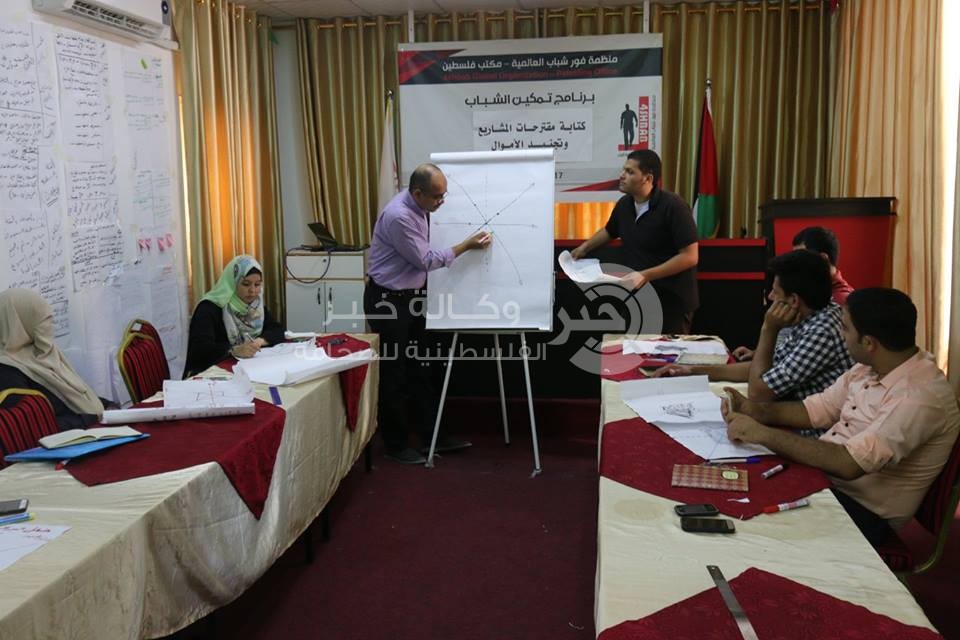 بالصور: "فور شباب" تُنظم دورة تدريبية في كتابة مقترحات المشاريع