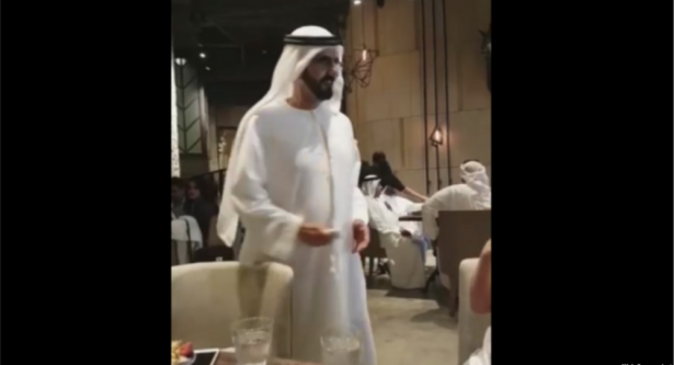 بالفيديو...شاهد كيف مازح حاكم دبي الفنانة غادة عبد الرازق