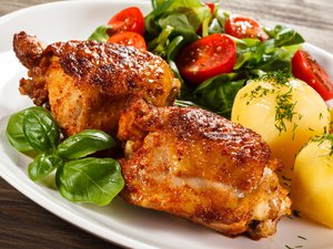 فخذ الخروف المشوي