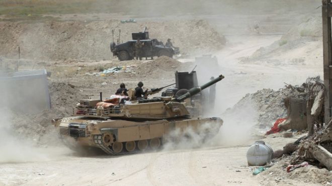 معارك بين القوات العراقية وتنظيم داعش غرب وجنوب الفلوجة