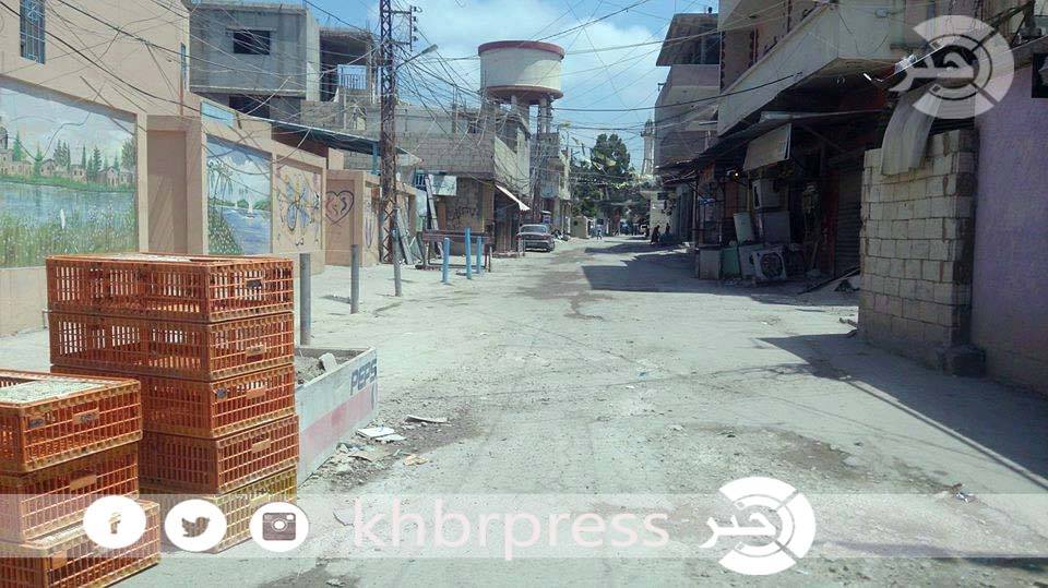 بالصور : متابعة مستمرة ..توقيف مطلوبين وتوتر يسود الأجواء ومخيم عين الحلوة تحول لمدينة أشباح