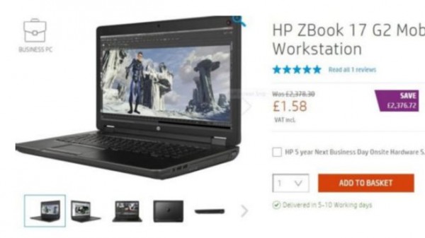 "إتش بي" تعتذر عن خطأ تسعير أجهزة على موقعها في بريطانيا