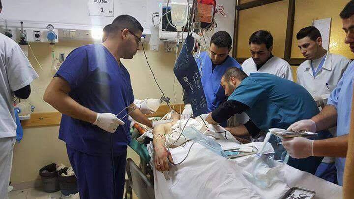 محدث بالصور: إصابة 3 شبان بجروح مختلفة برصاص الاحتلال شمال بيت لاهيا