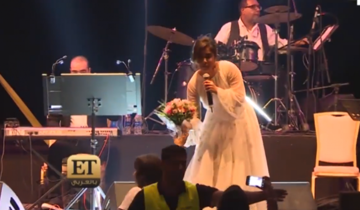 شاهد : 'شيرين' تعتذر للملكة رانيا بسبب 'زلّة لسان'