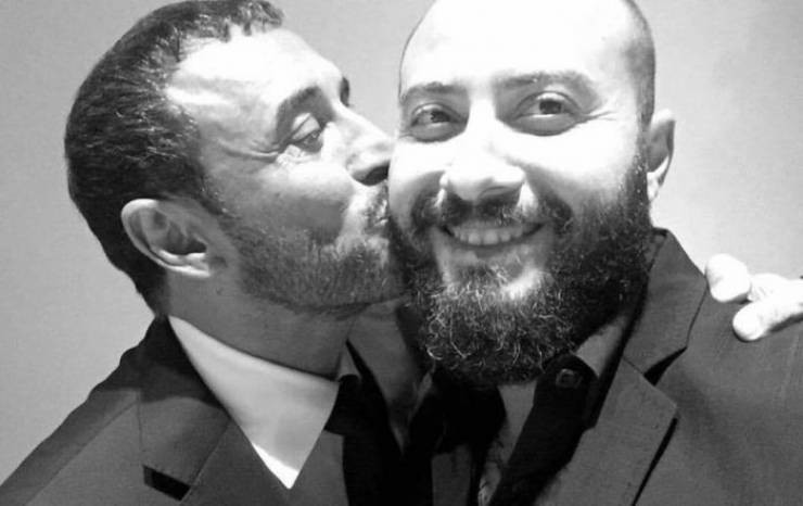 بالصورة.. لحظة مؤثرة بين كاظم الساهر وابنه الأكبر!