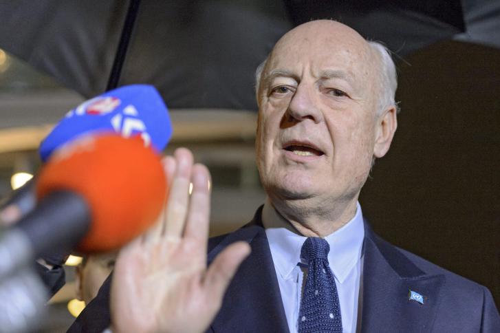 دي ميستورا  يقول إنه من الصعب استئناف مباحثات  جنيف في 25 شباط الجاري