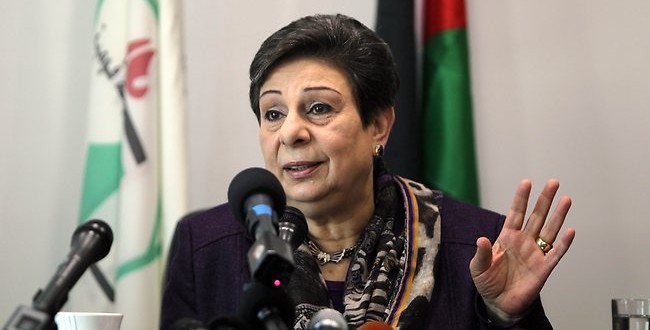 عشراوي تطلع القنصل البريطاني على آخر المستجدات