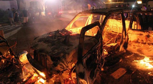 تفجير عبوة بمركبة في غزة  والفاعل مجهول