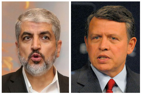 مخاوف اردنية من زيارة مشعل لاراضي المملكة , ومسؤول أردني يصرِح:"لتتم بظروف أفضل"