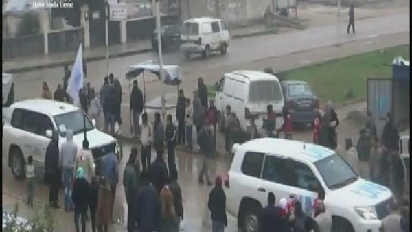 بدء إخلاء آخر حي تسيطر عليه المعارضة السورية بحمص