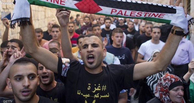 تظاهرة في جامعة "تل أبيب" دعماً لانتفاضة القدس
