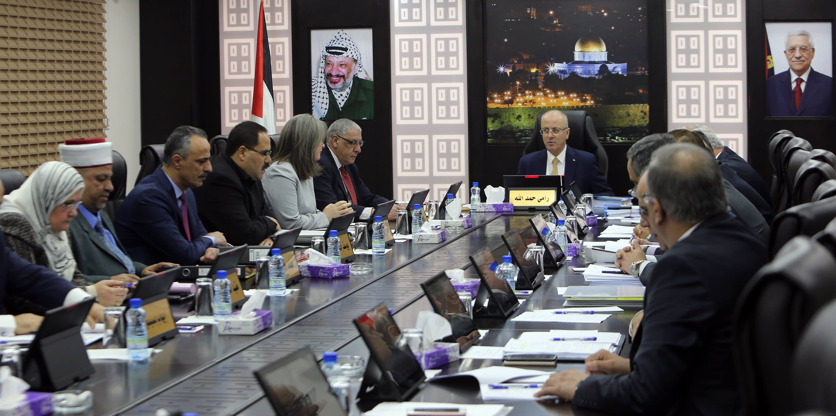 أبرز ما جاء في الجلسة الأسبوعية لمجلس الوزراء الفلسطيني