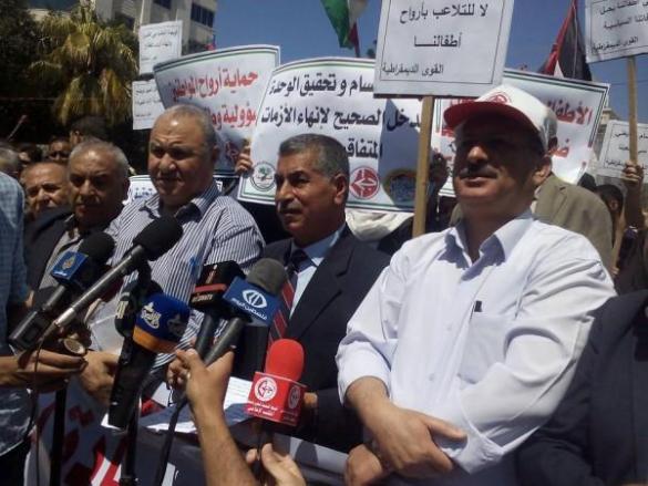 التحالف الديمقراطي يعلن قائمته الانتخابية في جباليا النزلة