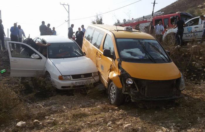 مصرع 8 أشخاص في 953 حادث سير الشهر الماضي في مناطق الضفة الغربية