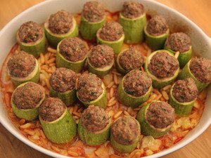 كوسى بالكفتة من مطبخ منال العالم