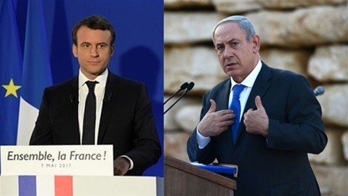 نتنياهو يبحث مع ماكرون ملف القدس