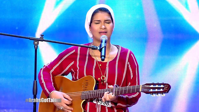 ماذا علقت شيرين على المتسابقة التي أدت اغنيتها في أراب جوت تالنت