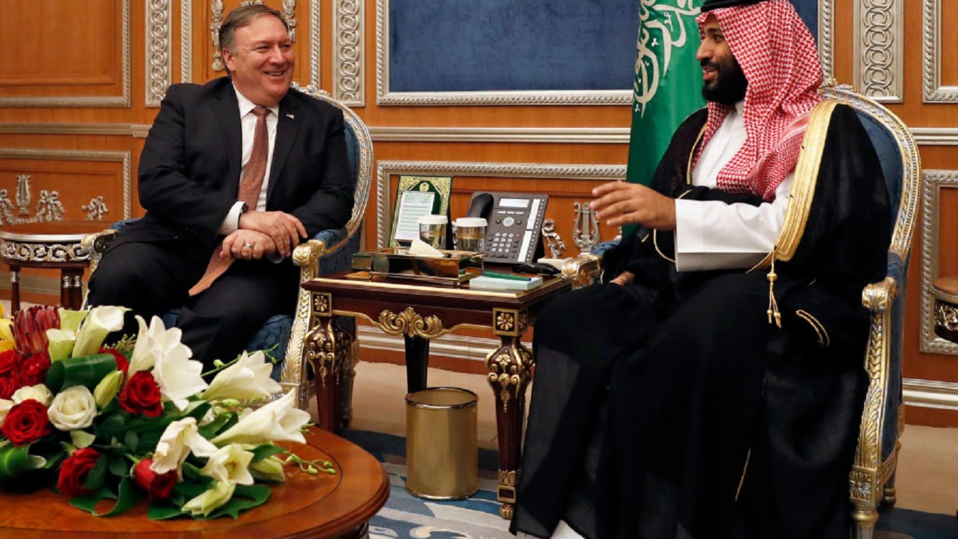 وزير الخارجية الأمريكي يلتقي بولي العهد السعودي