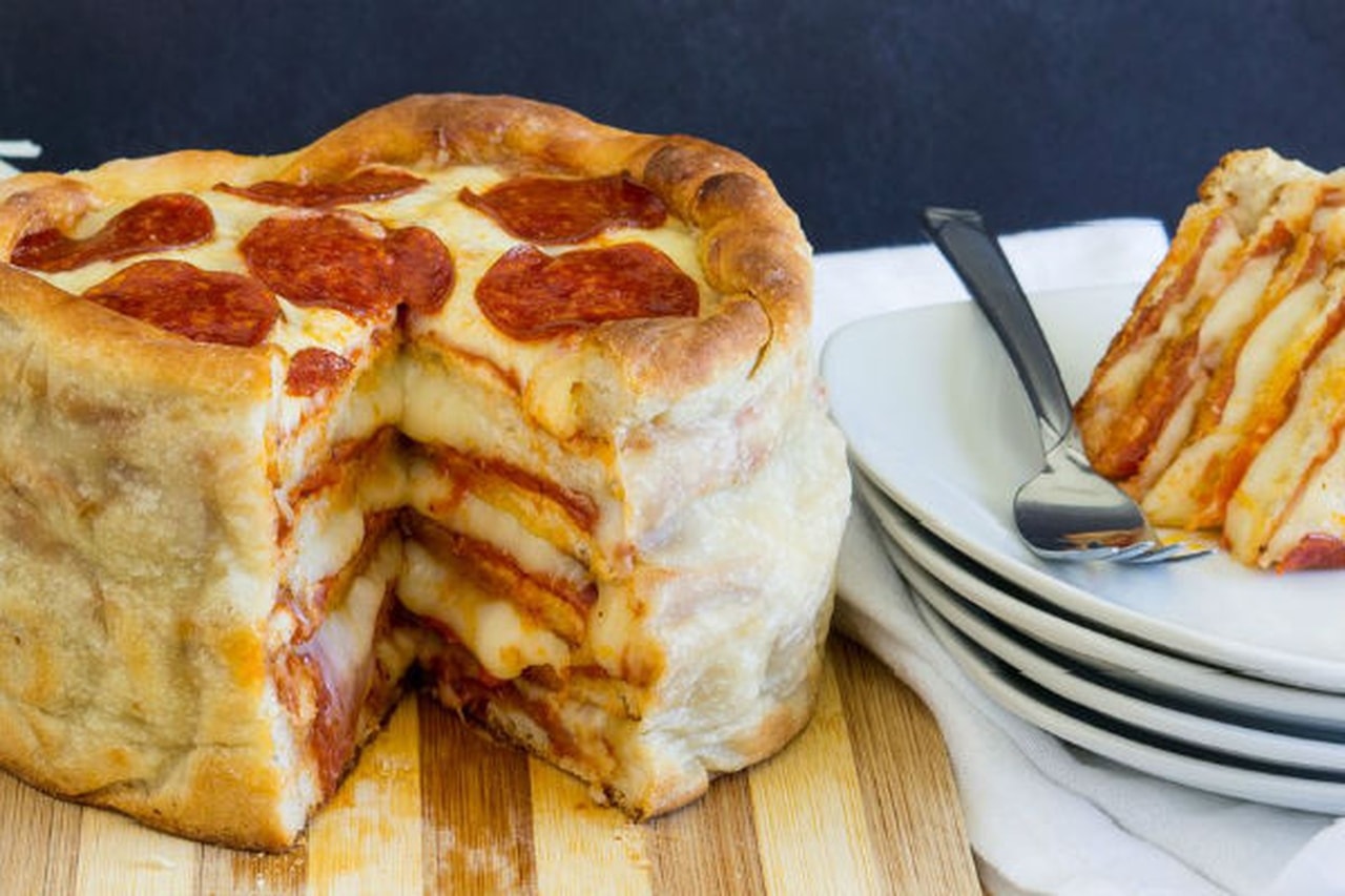 كيكة البيتزا