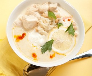 " رمضان كريم "  شوربة يونانية