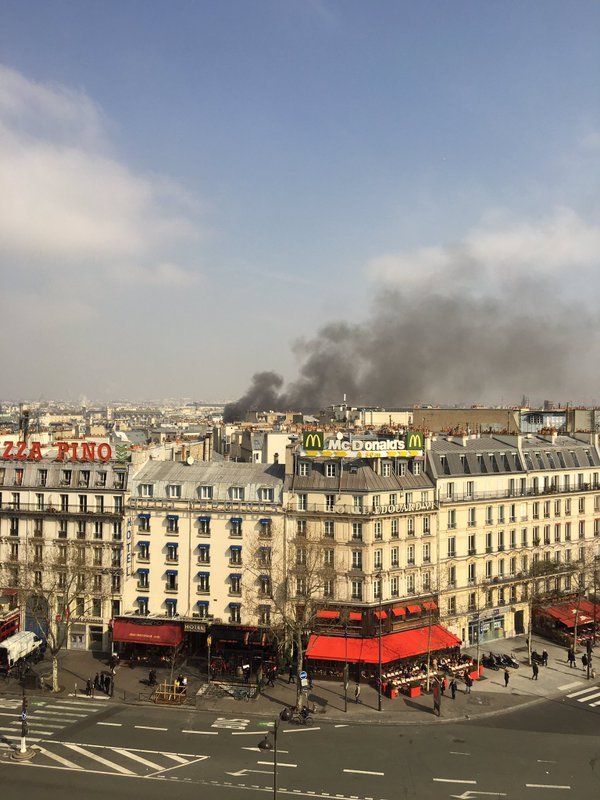 انفجار ضخم وسط العاصمة الفرنسية باريس