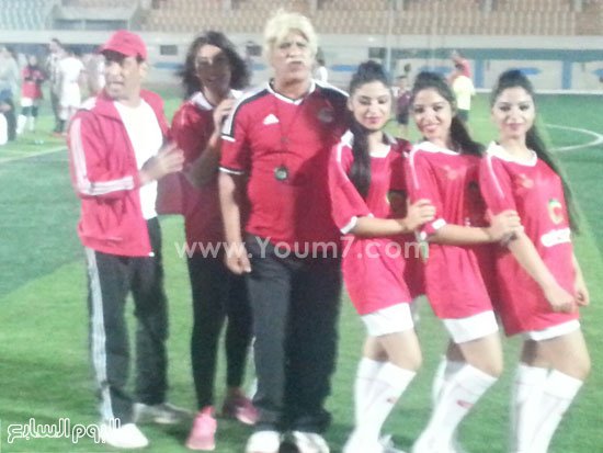 بالصور: صافيناز وبوسى وسعد الصغير أثناء تصوير فيلم "عيال حريفه"