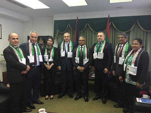 وفد فلسطيني يبحث مع المالديف برنامج التعاون الدولي