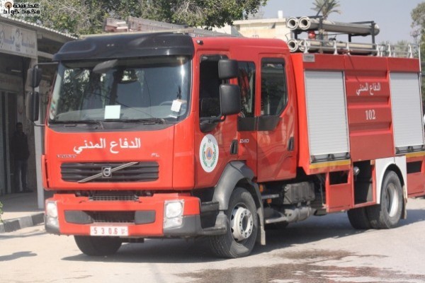 إصابة سيدة جراء اندلاع حريق في منزلها بأريحا 