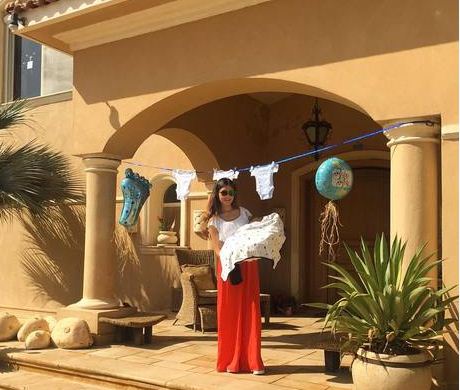 صور منزل شريف رمزي وريهام أيمن اجتمع فيه الذوق والعصرية مع بعض اللمسات الخاصة