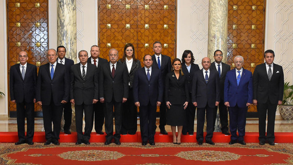 بالأسماء:  9 وزراء و5 محافظين جدد يؤدون اليمين أمام السيسي