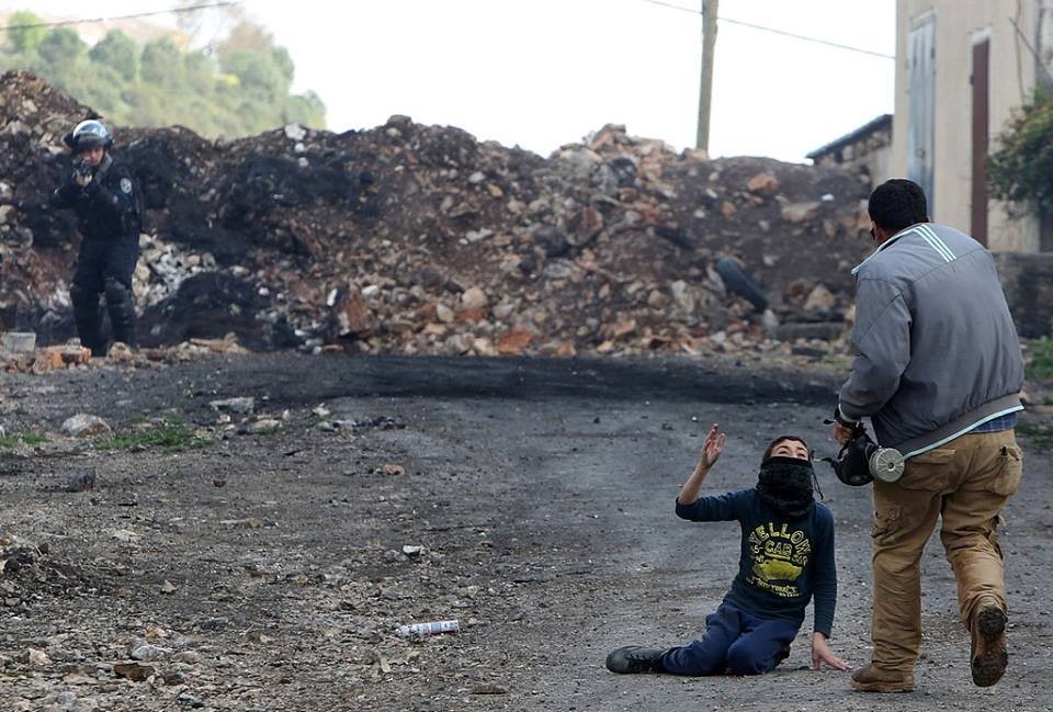 إصابة طفل خلال مواجهات اندلعت في قلقيلية