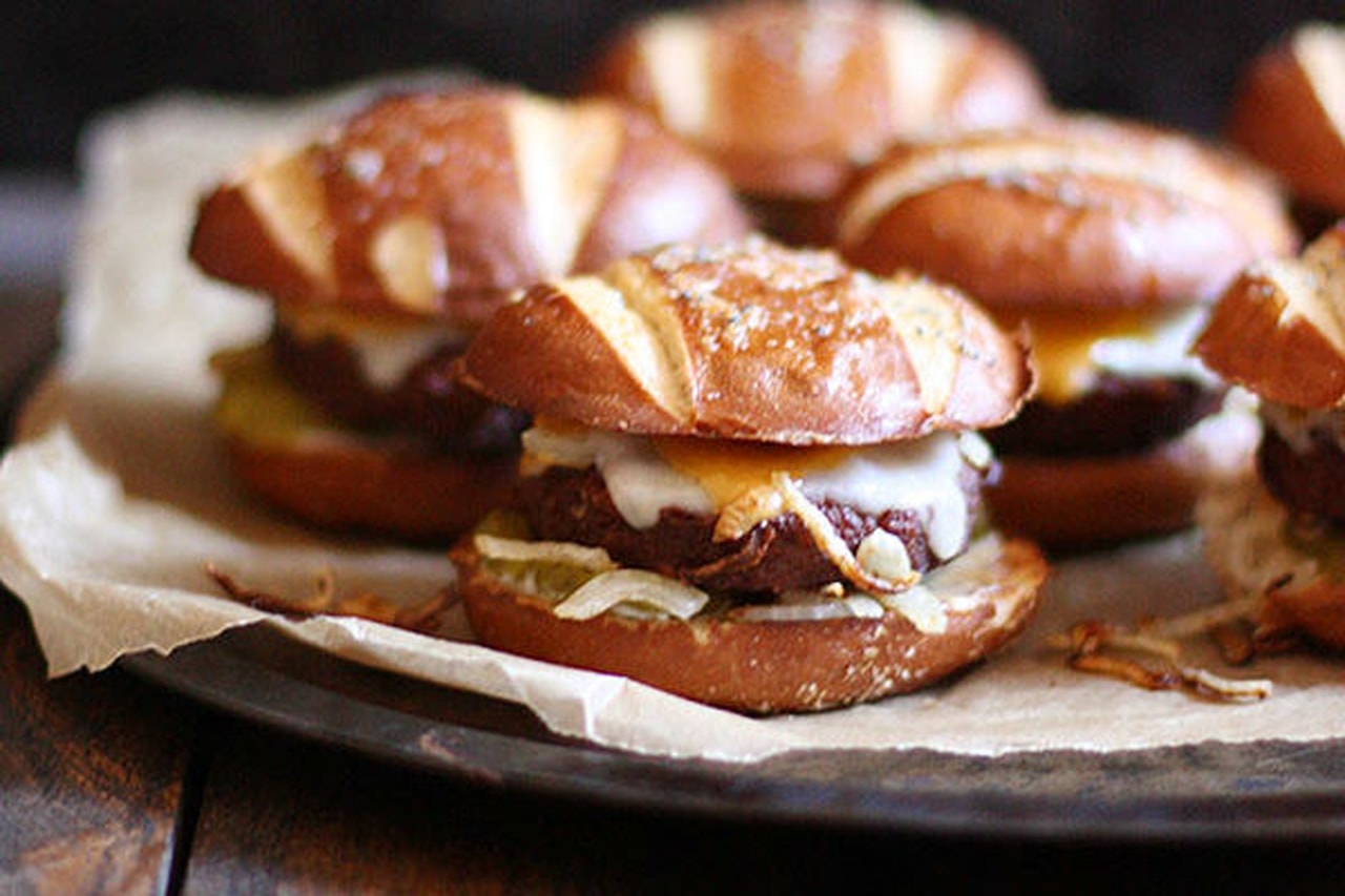 ميني تشيز برجر الباذنجان